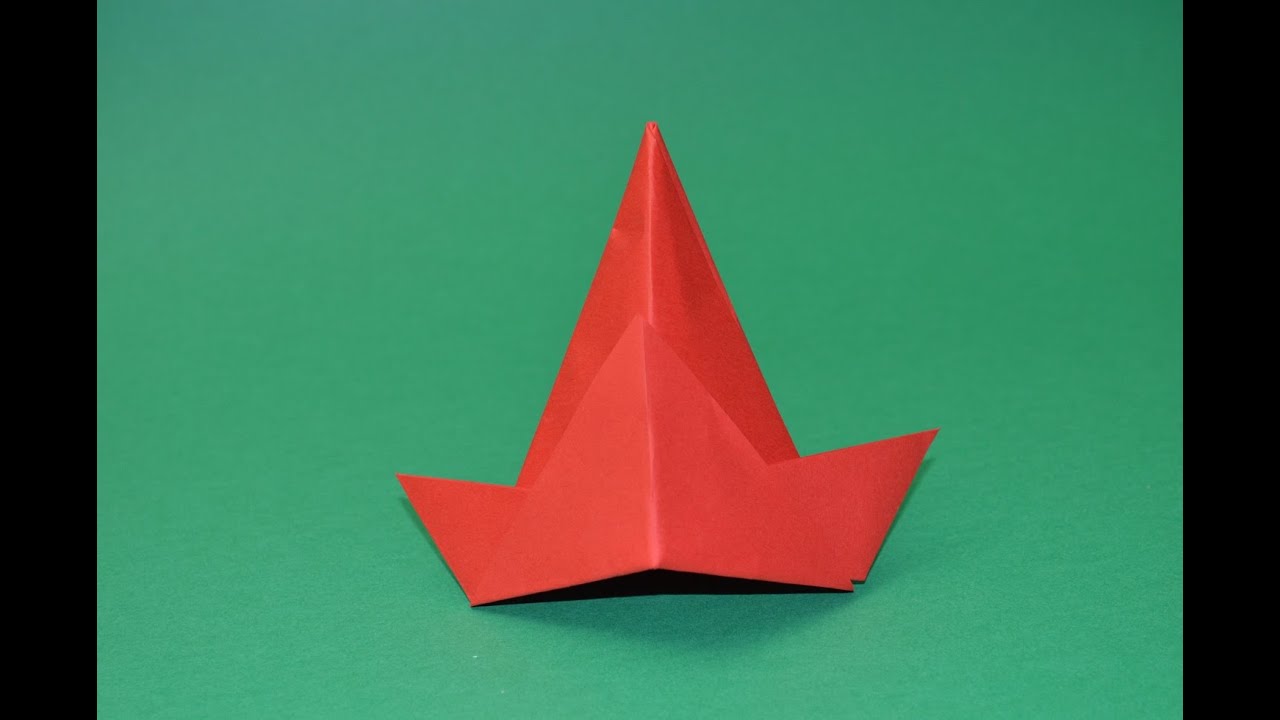 Tiranía Gran engaño Adelantar Cómo hacer un sombrero de papel usando origami - YouTube