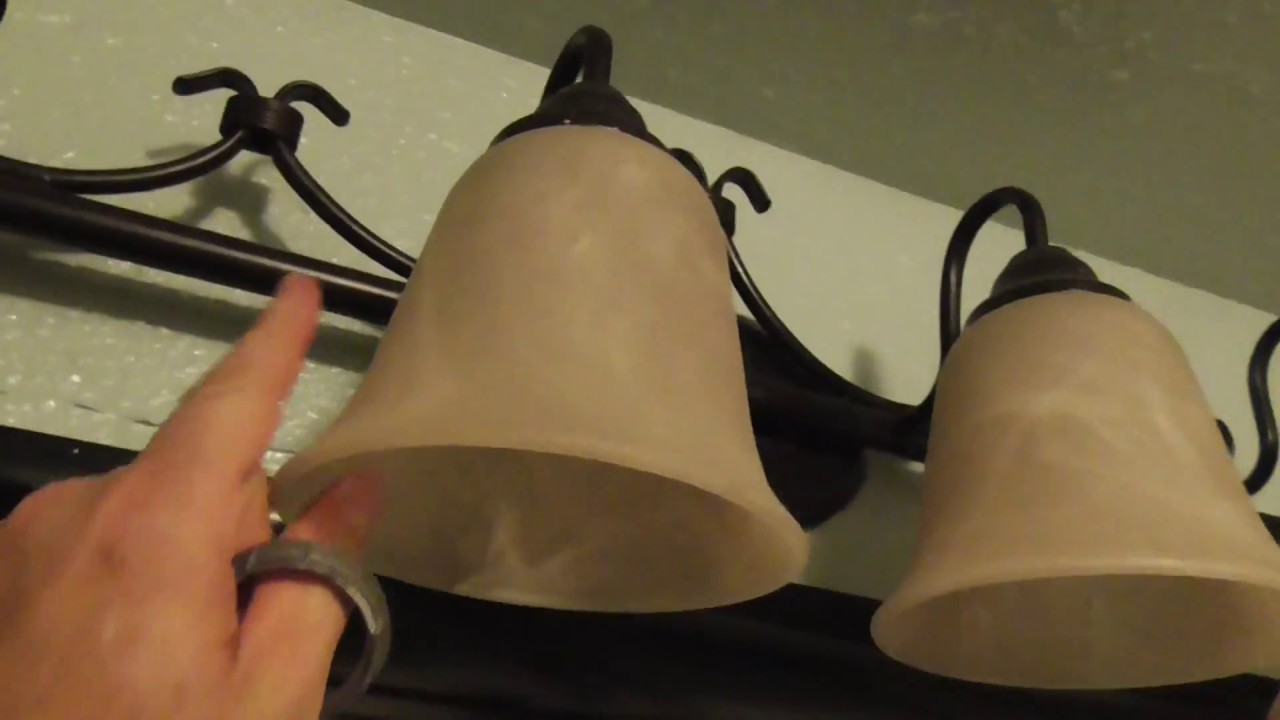 DIY How2 Bathroom Wall Mounted Electrical Light Fixture Removal