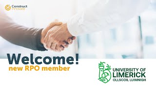 Construct Innovate welcomes University of Limerick as the newest Research Performing Organisation