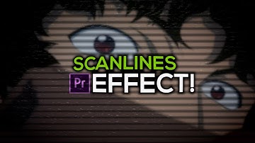 VHS/Scanlines Effect in Premiere Pro! (OVERLAYS included!)