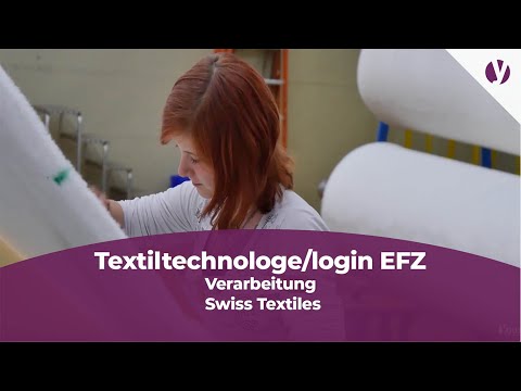 Lehrstelle als Textiltechnologe/login EFZ Fachrichtung Verarbeitung - Swiss Textiles