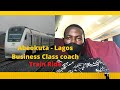 ENTERING A TRAIN IN NIGERIA FOR THE FIRST TIME FROM ABEOKUTA TO LAGOS || NIGERIA NEW RAILWAY