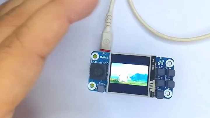 Raspberry pi zero w with mini touch display