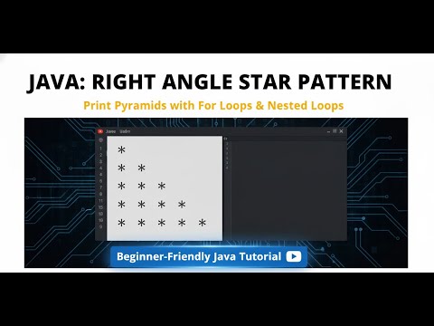 Star Pattern in Java | Nested Loops Explained for Beginners | DebugWithHariii