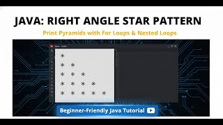 Star Pattern in Java | Nested Loops Explained for Beginners | DebugWithHariii