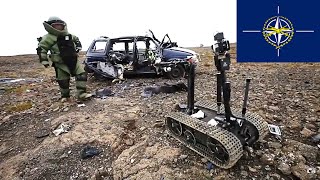 NATO continues its IED / EOD training in the land of Ice & Fire