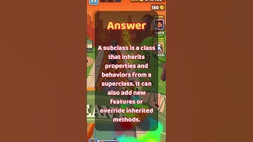 #OOPConcepts #TechInterview #InterviewTips What is Subclass in OOP? #Interview