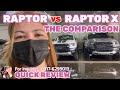 FORD RAPTOR vs FORD RAPTOR X - The Comparison (Philippines)