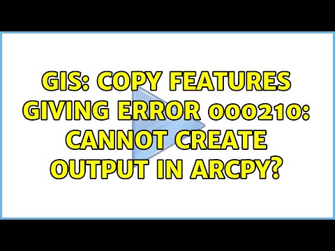 GIS: Copy Features