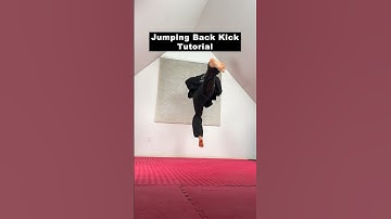 Jumping Back Kick Tutorial #shorts #martialarts #taekwondo