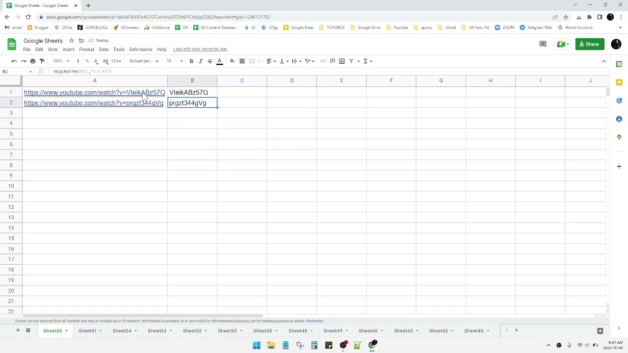 How To Extract Video ID From Youtube URL In Google Sheets YouTube how-to-extract-video-id-from-youtube-url-in-google-sheets-youtube
