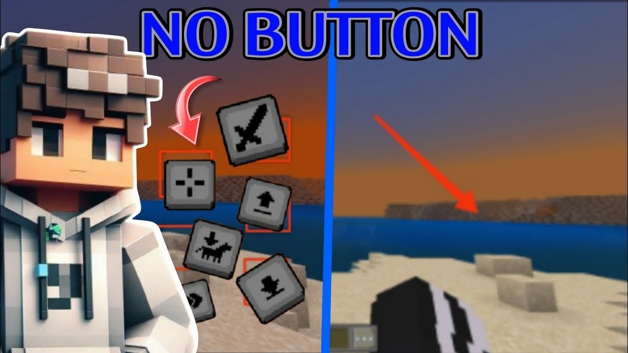 How To Hide Button In Minecraft PE 1.21+ #minecraft - YouTube