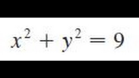 x^2 + y^2 = 9 Find a polar equation for the curve represented by the given Cartesian equation.