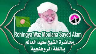 محاضرة إسلامية رائعة جدا باللغة الروهنجية الشيخ سعيد العالم أركاني البرماوية  Arakan Rohingya Waz