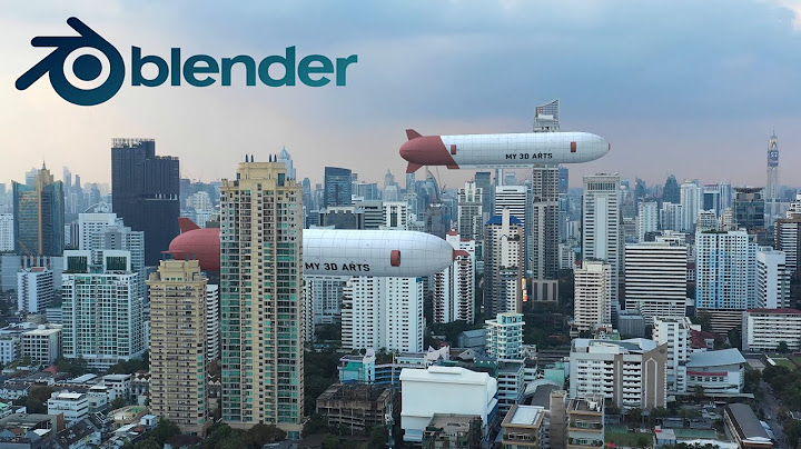 Blender VFX ( adding CGI objects to videos )