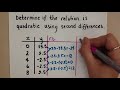 Understanding Quadratic Relations through Differences