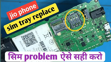 jio phone sim tray replace | jio mobile me sim problem solution