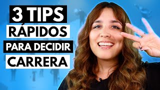 Tips rápidos para Decidir Carrera 🎓✨ by Orientación Es vocación 21,903 views 1 year ago 7 minutes, 15 seconds