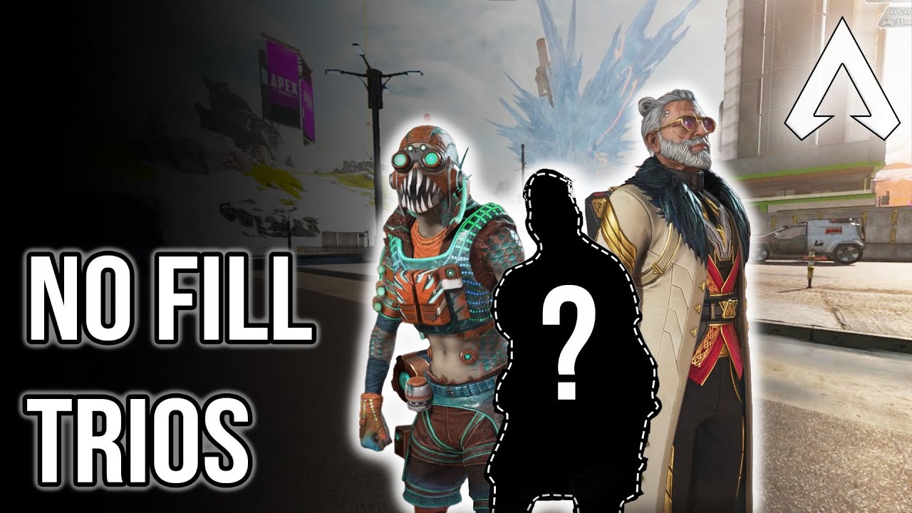 No Fill Trios Until We Win A Game - Apex Legends Season 19 - YouTube