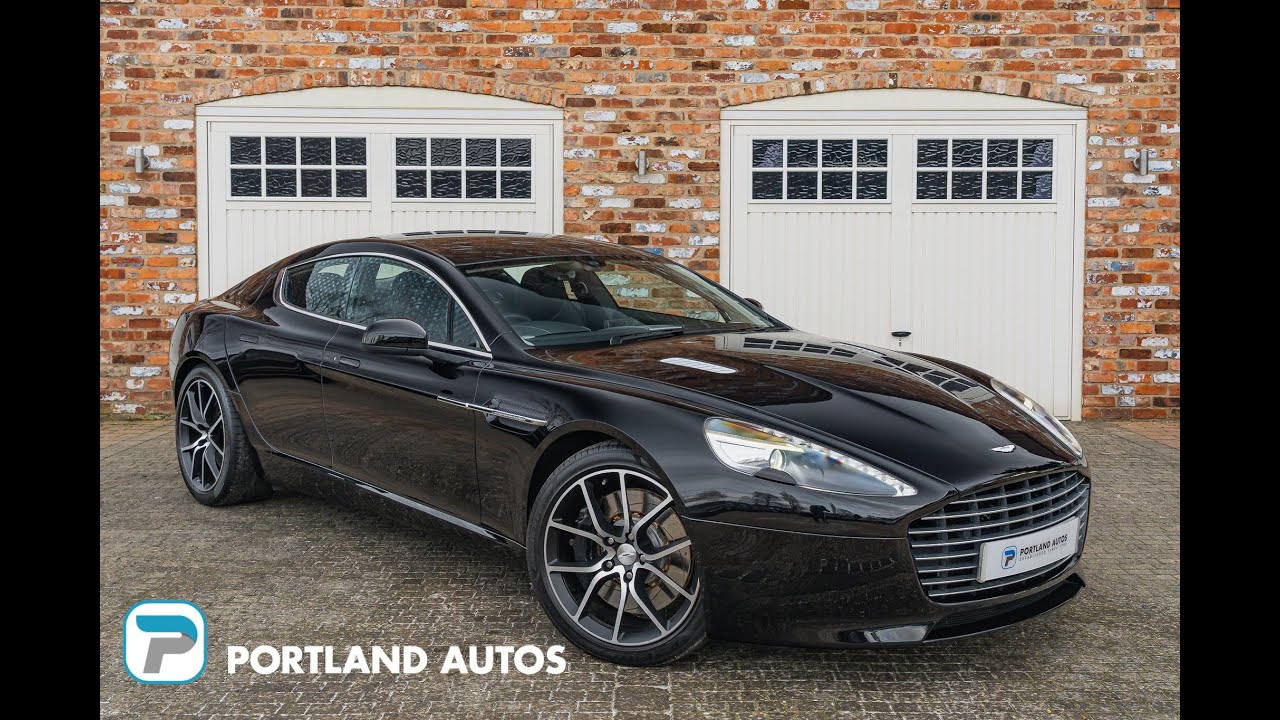 2013/63 ASTON MARTIN RAPIDE S V12 IN OBSIDIAN BLACK METALLIC AND