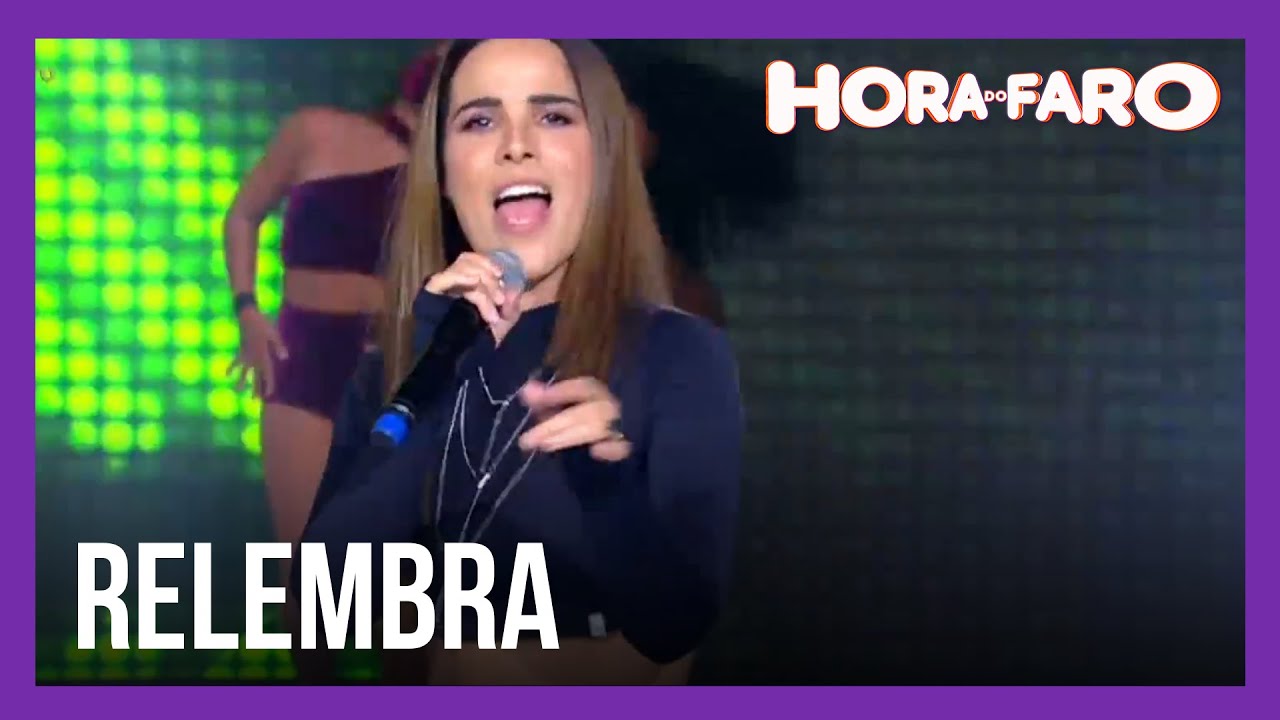 Wanessa Camargo canta e relembra participações no Hora do Faro