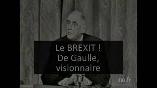De Gaulle À Propos De Leurope Supranationale Et Lautre Europe