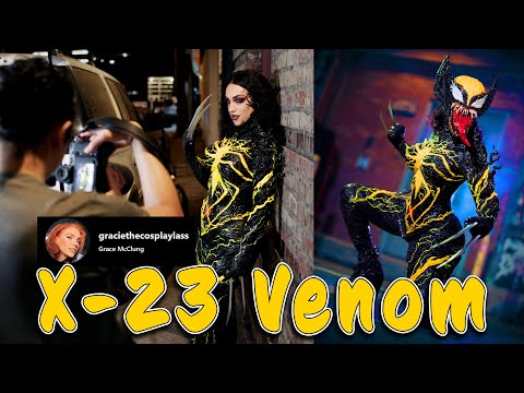 X-23 Venom Cosplay Photoshoot with Grace McClung (graciethecosplaylass)