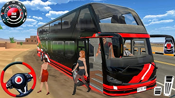 Realistic Bus Simulator - Pick Up Passengers On Time - Bus Game 2025 Android Gameplay