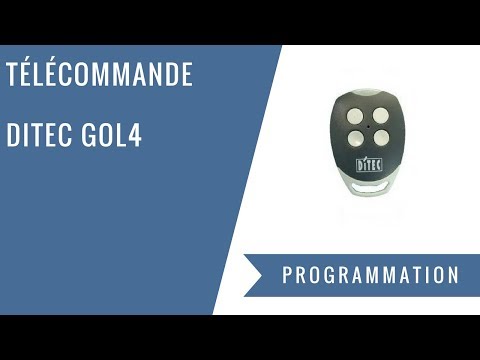 Comment programmer une Ditec Gol4 ?