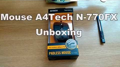 Обзор и распаковка компьютерной мышки A4Tech N-770FX