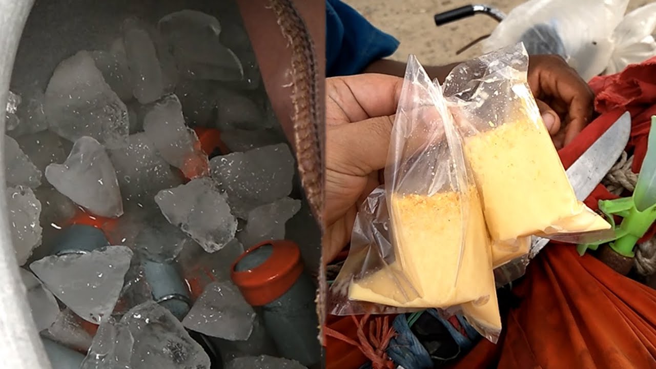 Kulfi Malai Traditional Ice Cream Bengali Street Food YouTube