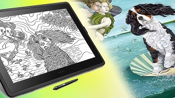 Turn images into a coloring page Easy Way - Adobe illustrator CC - SpeedART