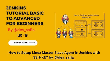 How to Setup Linux Master Slave Agent in Jenkins with SSH-KEY by @dev_safia