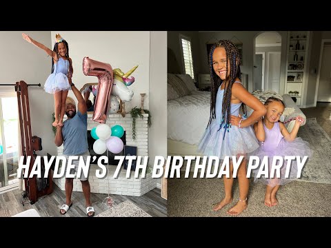 Download Hayden’s first sleepover party! 7 years old 😭❤️🥹 #birthdayvlog #birthdayparty