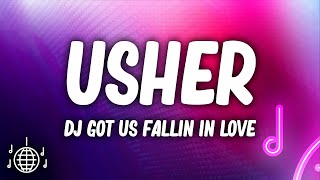 Usher - DJ Got Us Fallin In Love (Lyrics) Resimi