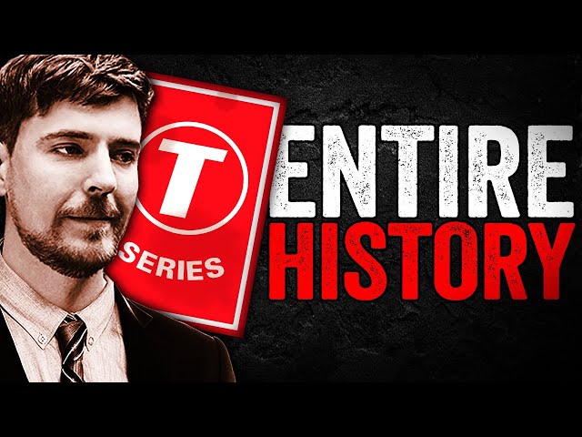 The Entire History of MrBeast VS T-Series class=