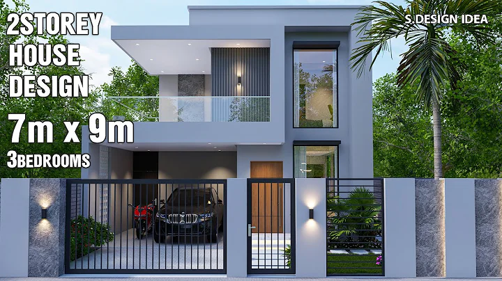 Modern House Design | 7 x 9 Meters 2Storey | 3Bedrooms (Cozy and Modern)