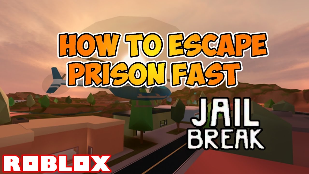 Roblox Jailbreak How To Escape Prison Fast Within 20 Seconds - roblox jailbreak jail break game prisoner escaping from