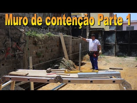 Vídeo: O que é um muro de contenção em construção?