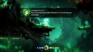 Life Cell 3 - Black Root Burrows 36% [Ori and the Blind Forest: Definitive Edition]