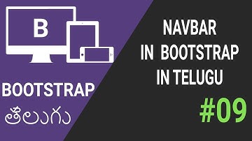 Navbar in Bootstrap in Telugu