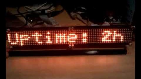 Arduino and LED Matrix DIsplay