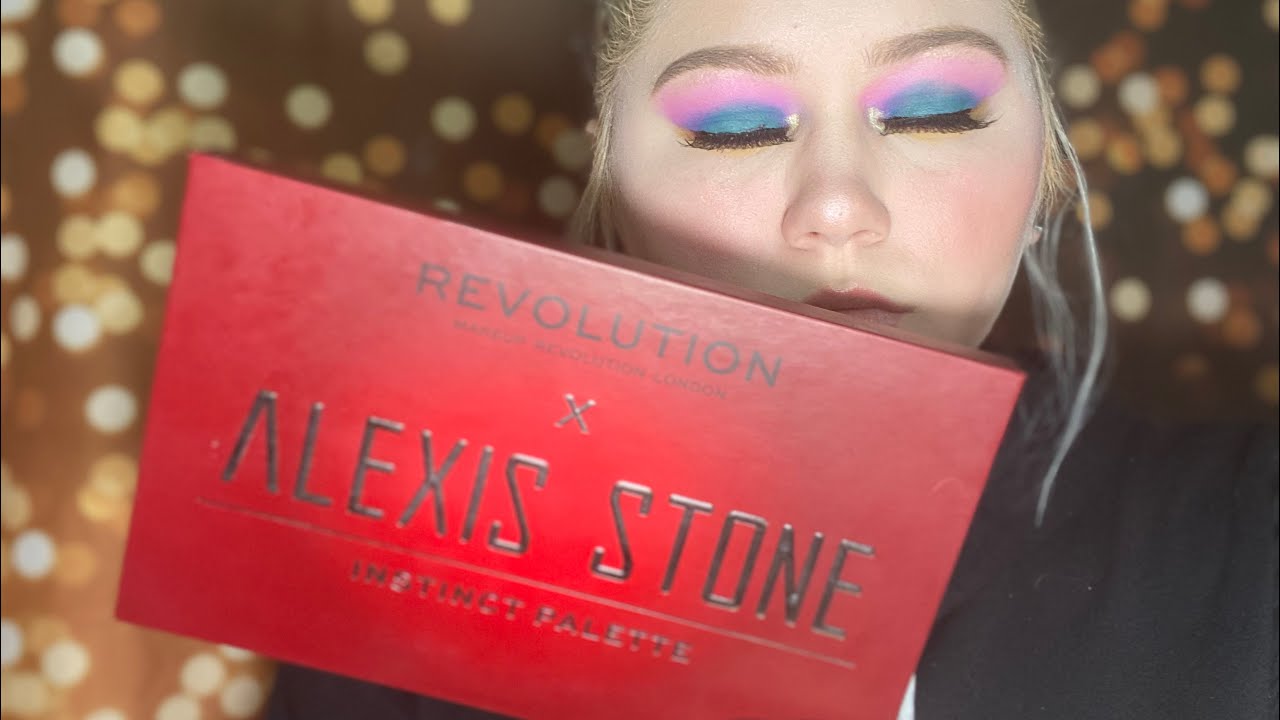 Makeup revolution X Alexis Stone eyeshadow palette review YouTube