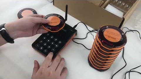 RETEKESS TD156 wireless paging queue system----Simple code demonstration