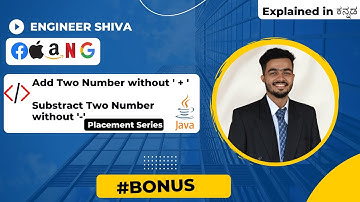 Add two numbers without 