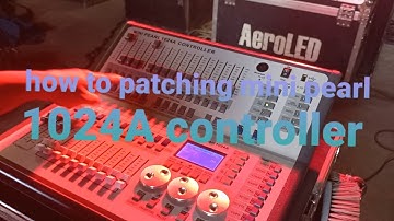 how to patching mini pearl 1024A controller, tutorial (bisaya)
