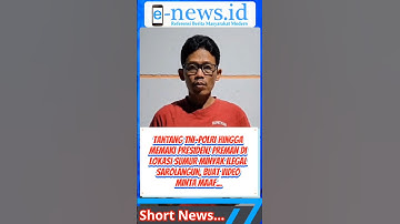 Tantang TNI-Polri dan Maki Presiden! Preman Sumur Minyak Ilegal Sarolangun Buat Video Minta Maaf