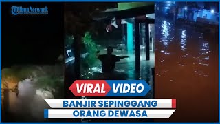 Banjir Merendam Pemukiman Warga Kedungjati Grobogan