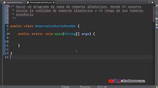 Sumando números aleatorios en JAVA