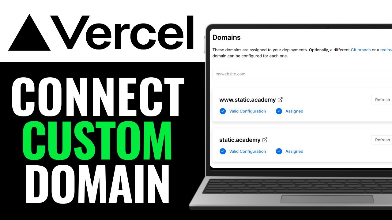 How To Connect Custom Domain To Vercel 2025 | Integrate Custom Domain ...
